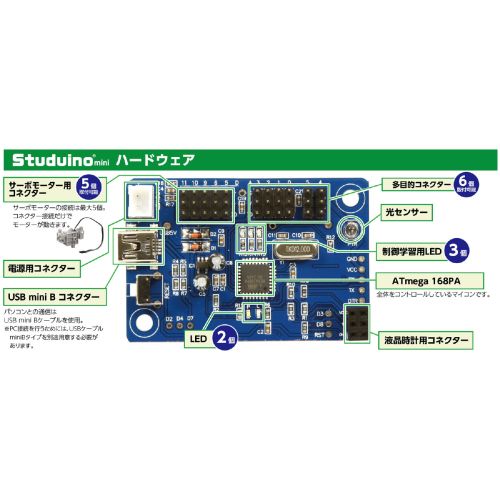 アーテック Studuino mini(スタディーノミニ) 153144 プログラミング　ロボット　アーテックブロック　部材　部品　パーツ　電子　工作　学校　教育　学習 3