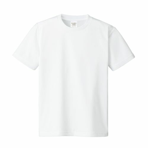 アーテック ATドライTシャツ 130cm ホワイト 150gポリ100％ 38582