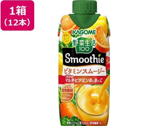 Set - カゴメ 野菜生活100 Smoothie ビタミンスムージー 330ml×12本[代引不可]