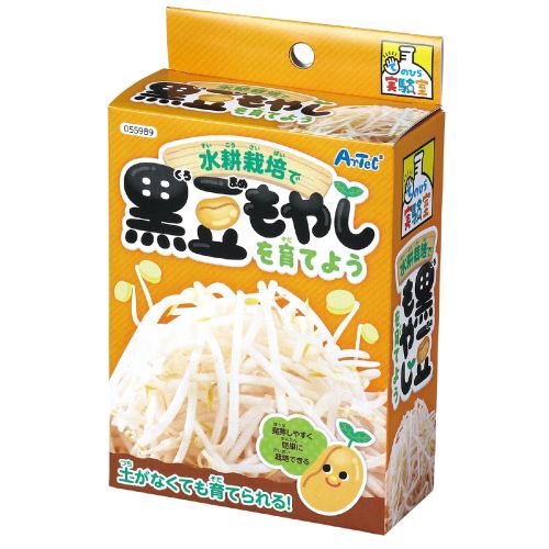 アーテック 水耕栽培で育てる黒豆もやし 55989 植物　栽培　観察　水耕栽培　もやし　黒豆　自由研究　食物　飼育　野菜　子ども　プレゼント　景品