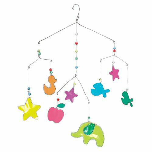 アーテック ステンドグラス風ゆらゆらモビール 55890