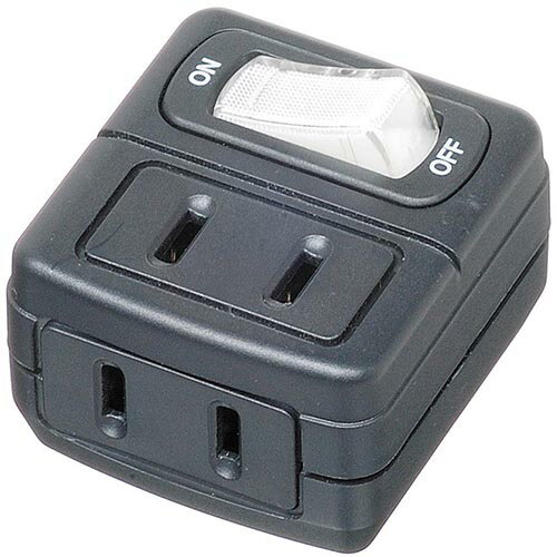 ヤザワ Y02FU210BK ブラック 省エネタップ2個口 Y02FU210BK