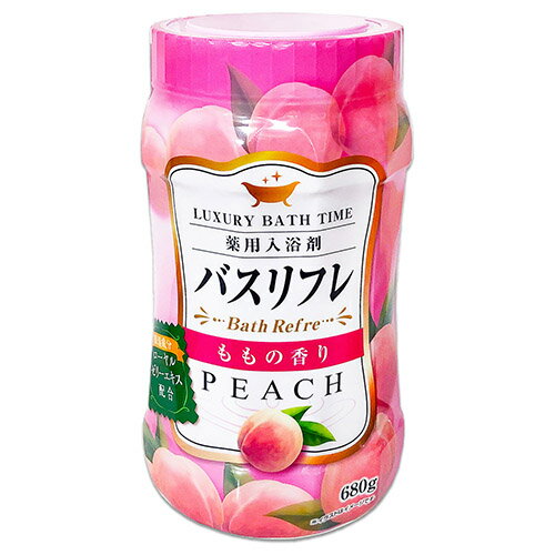 ライオンケミカル バスリフレ薬用入浴剤 桃の香り 680g