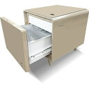 【設置+リサイクル】SAPPHIRE(サファイア) SAPPHIRE by LOOZER SMART TABLE STB30 TOFFEE 冷蔵庫付きスマートテーブル 1ドア 30L(2)