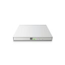 エレコム(ELECOM) LDR-PMK8U2CLWH(ホワイト) Type-Cケーブル付き USB2.0ポータブルDVDドライブ 超薄型(2)