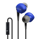 エレコム(ELECOM) EHP-GB10MXBU(ブルー) ステレオヘッドホンマイク Grand Bass