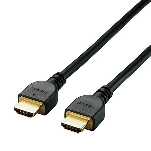 エレコム(ELECOM) DH-HD14E20/RS ブラック 4K イーサネット対応 HIGHSPEED HDMIケ...