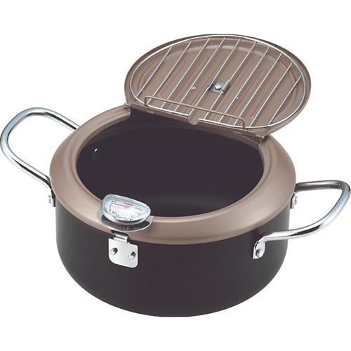 タマハシ TP-7 食彩亭 バット蓋付天ぷら鍋 20cm