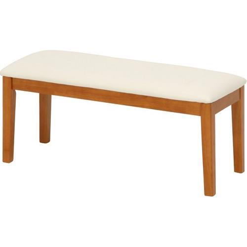 不二貿易 【組立品】 ダイニングベンチ スノア LBR 96849【代引・日時指定・キャンセル不可・北海道沖..