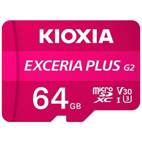 キオクシア(KIOXIA) KMUH-B064G EXCERIA PLUS G2 microSDXCカード 64GB CLASS10 UHS-I キオクシア(KIOXIA) KMUH-B064G EXCERIA PLUS G2 microSDXCカード 64GB CLASS10 UHS-I