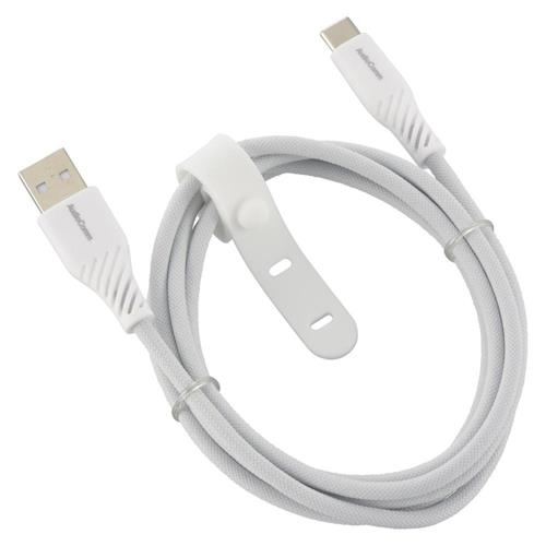 オーム電機(OHM) SMT-L15SCA15N(グレー) AudioComm さらさらUSBケーブル Type-AtoC 1.5m