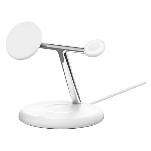 BELKIN WIZ023dqWH(ホワイト) BOOST↑CHARGE PRO Qi2 3-in-1 ワイヤレス充電スタンド BELKIN WIZ023dqWH(ホワイト) BOOST↑CHARGE PRO Qi2 3-in-1 ワイヤレス充電スタンド