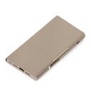 PGA PG-24ACF02BE(ベージュ) iPhone16用 クリアフリップケース(2)