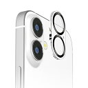 PGA PG-24ACLG09BK(クリア/ブラック) iPhone16/16Plus用 カメラフルプロテクター(2)