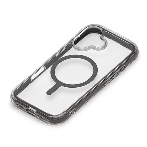 PGA PG-24AMGPTA01BK グラファイト iPhone16用 MagSafe対応 エアクッションケース PG24AMGPTA01BK