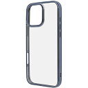 ray-out(レイ・アウト) RTP49CC16/LAM iPhone16ProMax用 衝撃吸収 バンパー メタリック ハイブリッドケース ライトブルー(2)