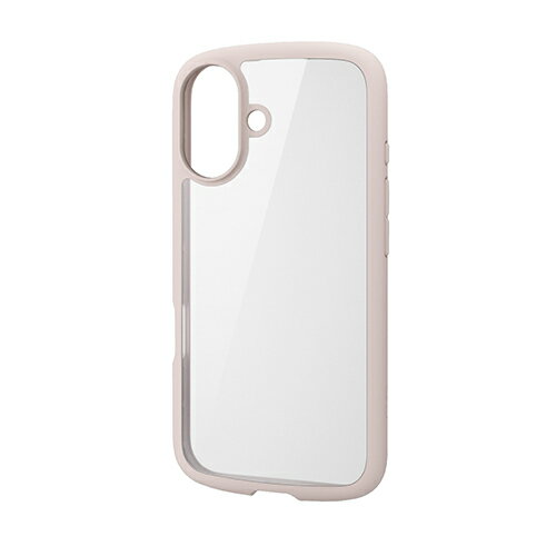 樂天商城 - エレコム(ELECOM) PM-A24ATSLFCPN ピンク iPhone16用ケース ハイブリッド 衝撃吸収 軽量 薄型 カメラ周り保護