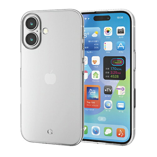 Rakuten - エレコム(ELECOM) PM-A24AUCTCR クリア iPhone16用ケース ソフト カバー 衝撃吸収 薄型 カメラレンズ保護設計
