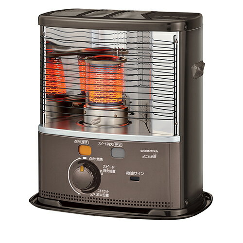 【長期保証付】コロナ CORONA BX-2224Y(TM) (ブラウンメタリック) ポータブル石油ストーブ(反射型) BXシリーズ BX2224YTM