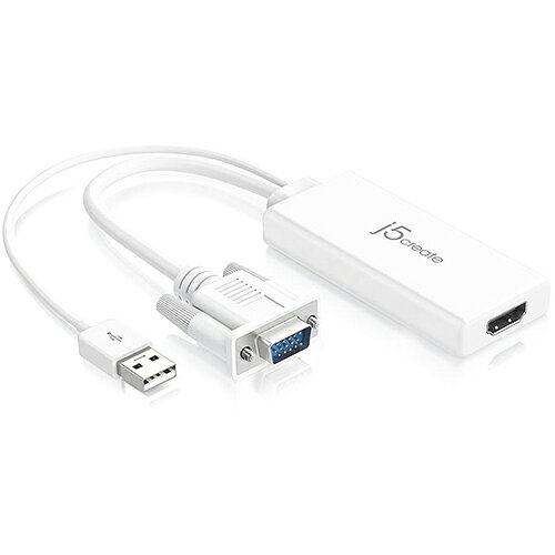j5create JDA214 VGA + USB2.0 to HDMI変換アダプター JDA214