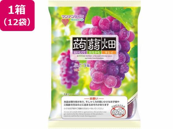 マンナンライフ 蒟蒻畑 ぶどう味 12袋