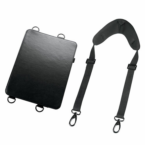 サンワサプライ PDA-IPAD2012BK iPad Pro 13インチ M4/2024 用スタンド・ベルト付きケース PDAIPAD2012BK