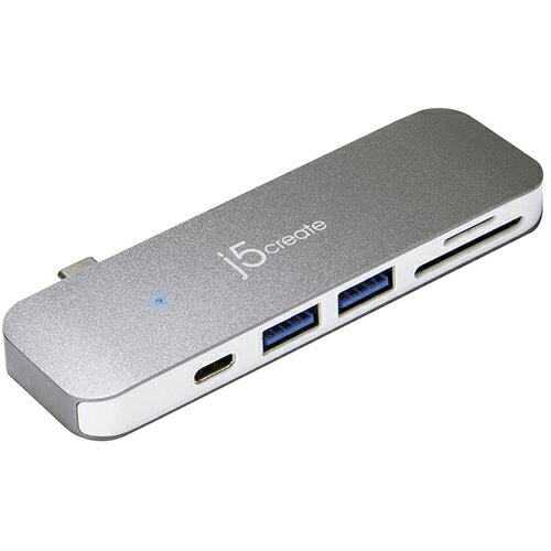 ジェイファイブ クリエイト JCD388 スペースグレー USB Type-C UltraDrive Mini Dock 6-in-1 JCD388