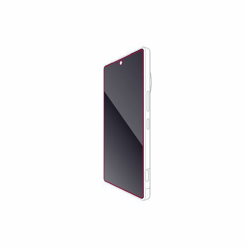 乐天商城 - エレコム(ELECOM) PM-S245FLGG AQUOS R9 pro SH-54E用 ガラスフィルム 高透明 表面硬度10H 指紋防止 飛散防止 気泡防止