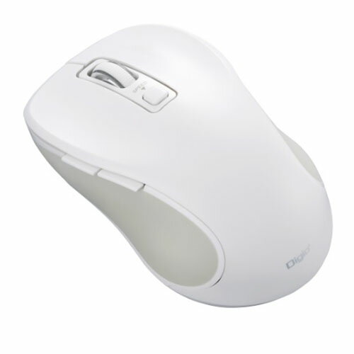 ナカバヤシ MUS-BKF215W(ホワイト) Bluetooth静音5ボタンBlueLEDマウス