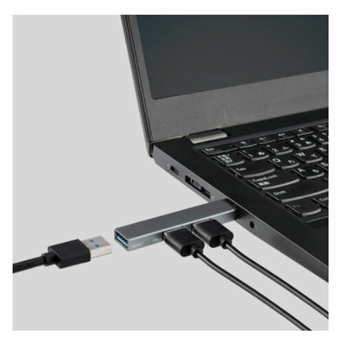 �ʥ��Х䥷 UH-3423GY ���졼 �ߥ˥ޥॢ��ߥϥ� Type-A 3�ݡ��ȥϥ� UH3423GY