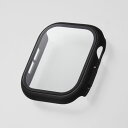エレコム(ELECOM) AW-24AFCGBK(ブラック) アップルウォッチ カバー Series 10(46mm) フルカバー 表面硬度10H 全面保護 2重構造(2)