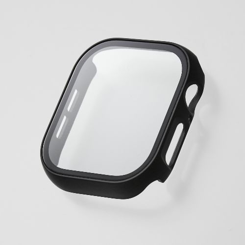乐天商城 - エレコム ELECOM AW-24AFCGOBK ブラック アップルウォッチ カバー Series 10 46mm フルカバー ゴリラガラス 表面硬度10H 全面保護 AW24AFCGOBK