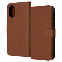 ray-out(レイ・アウト) RT-S859ELC1/DK(ブラウン) シンプルスマホ7 / 6用 耐衝撃 手帳型レザーケース Like standard シンプル マグネット(2)
