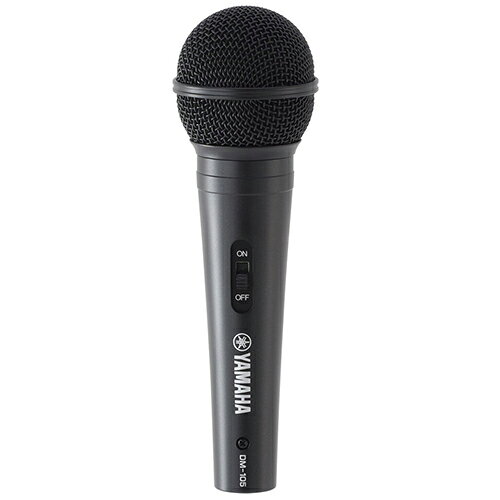 ヤマハ(YAMAHA) DM-105 ブラック ダイナミックマイク ON/OFFスイッチ付 ケーブル5m同梱