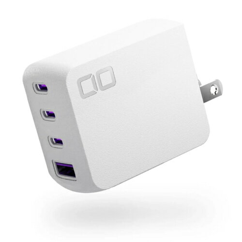 CIO(シーアイオー) CIO-G100W3C1A-N2(ホワイト) NovaPort QUAD II 最大100W USB-C×3ポート、USB-A×1ポート 4ポート搭載 充電器