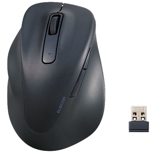 エレコム(ELECOM) M-XGM31DBSKBK(ブラック) 静音 2.4GHz無線マウス EX-G 5ボタン Mサイズ(左手用) エレコム(ELECOM) M-XGM31DBSKBK(ブラック) 静音 2.4GHz無線マウス EX-G 5ボタン Mサイズ(左手用)