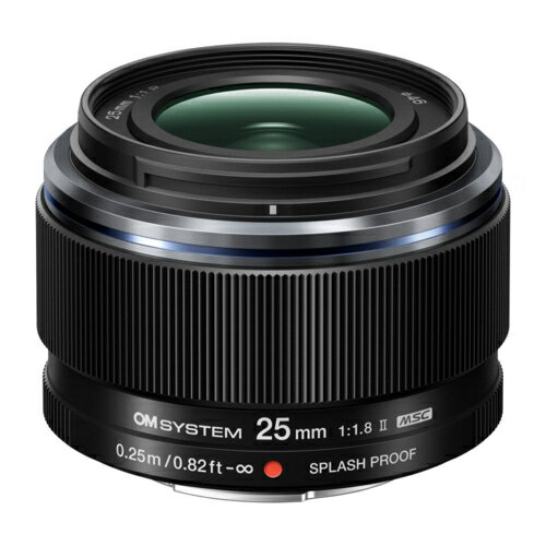 OM SYSTEM M.ZUIKO DIGITAL 25mm F1.8 II マイクロフォーサーズマウント 単焦点レンズ