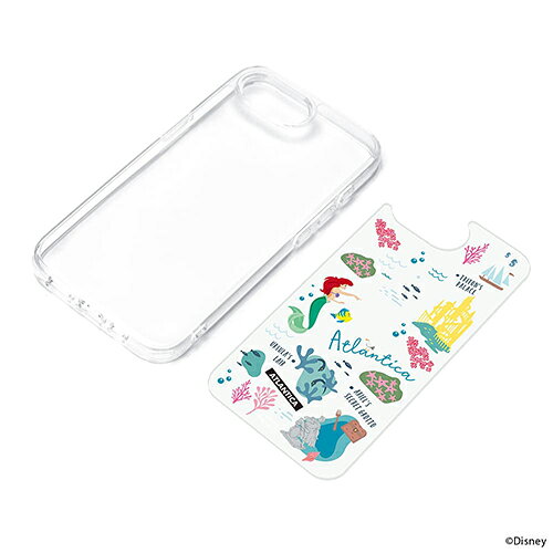 Rakuten - PGA PG-D25KPT02ARL アリエル iPhone 16e用 クリアハイブリッドケース Disneyケース PGD25KPT02ARL