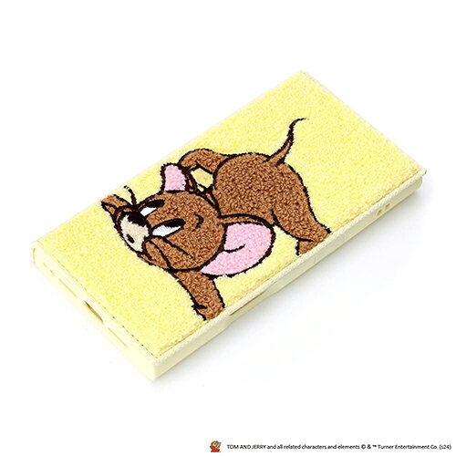 PGA　iPhone 16用 クリアフリップケース サガラ刺繍 Premium Style ジェリー　PG-W24ACF02JER