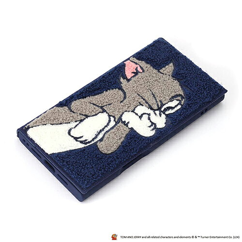 PGA　iPhone 16 Pro用 クリアフリップケース サガラ刺繍 Premium Style ジェリー　PG-W24BCF02JER