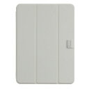 【エントリーでポイント10倍!7/19 20:00~7/26 1:59まで】ナカバヤシ TBCIPA24101GY(グレー) 11インチiPad Air(M2) 用 マグネット分離式衝撃吸収ケース TBCIPA24101GY