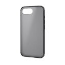 エレコム(ELECOM) PM-A25SHVCKBK(マットブラック) iPhone 16e ケース ハイブリッド 衝撃吸収 カメラレンズ保護設計 メタルステッカー付 硬度5H(2)