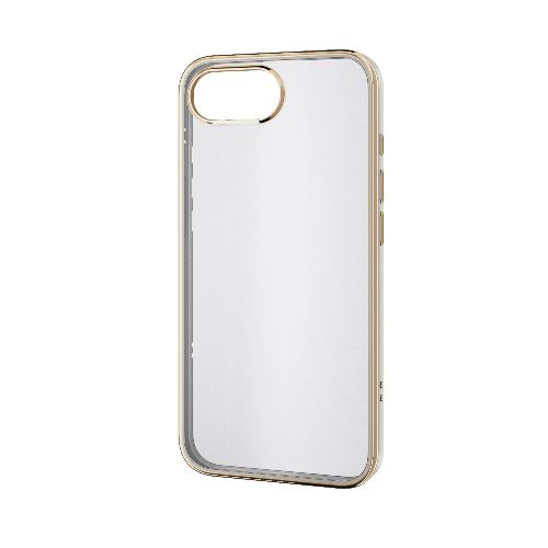 エレコム(ELECOM) PM-A25SUCTMLGB グレージュ iPhone 16e ケース ソフト カバー 衝撃吸収 カメラレンズ保護設計 ストラップホール付 メタリックライン