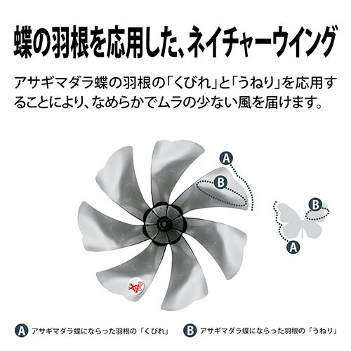 シャープ(SHARP) PJ-T3DS-W (ホワイト系) プラズマクラスター扇風機 DCモーター 7枚羽根 風量3段階切替