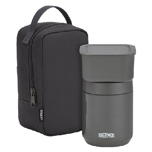 サーモス(THERMOS) JEE-800-DGY(ダークグレー) 真空断熱スープランチセットのサムネイル