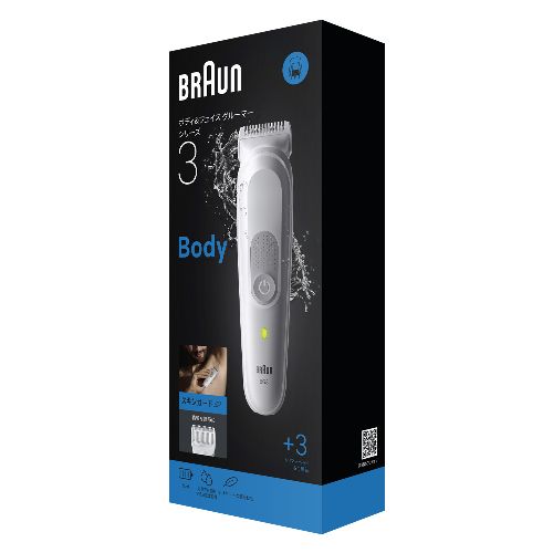 ブラウン BRAUN BG3530(ライトグレー) ボディグルーマー BG3530