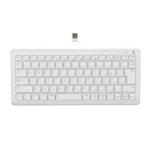 ナカバヤシ FKB-R251W ホワイト Digio2 無線静音ミニキーボード FKBR251W