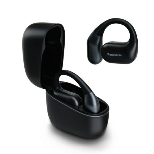 【長期保証付】パナソニック Panasonic RB-F10D-K ブラック オープン型完全ワイヤレスイヤホン Bluetooth5.4 左右分離 ノイズキャンセリング RBF10DK