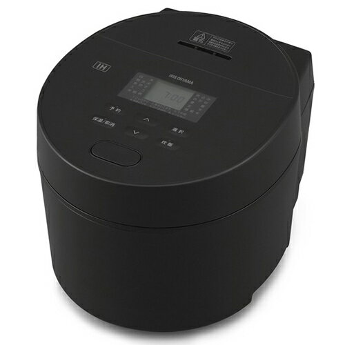 Rakuten - 【長期保証付】アイリスオーヤマ(Iris Ohyama) RC-ISA30-B ブラック IHジャー炊飯器 3合