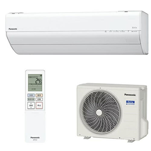 パナソニック Panasonic エアコン 12畳用 3.6kW パナソニック Eolia(エオリア) GXシリーズ CS-364DGX-W 電源100V [配送のみ/設置工事なし] CS364DGXW